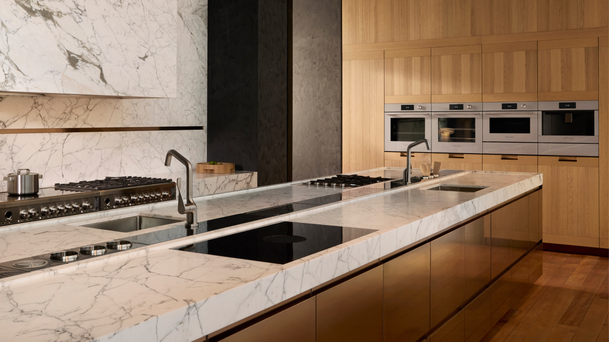 Kitchen perfection showing installed Fisher & Paykel appliances