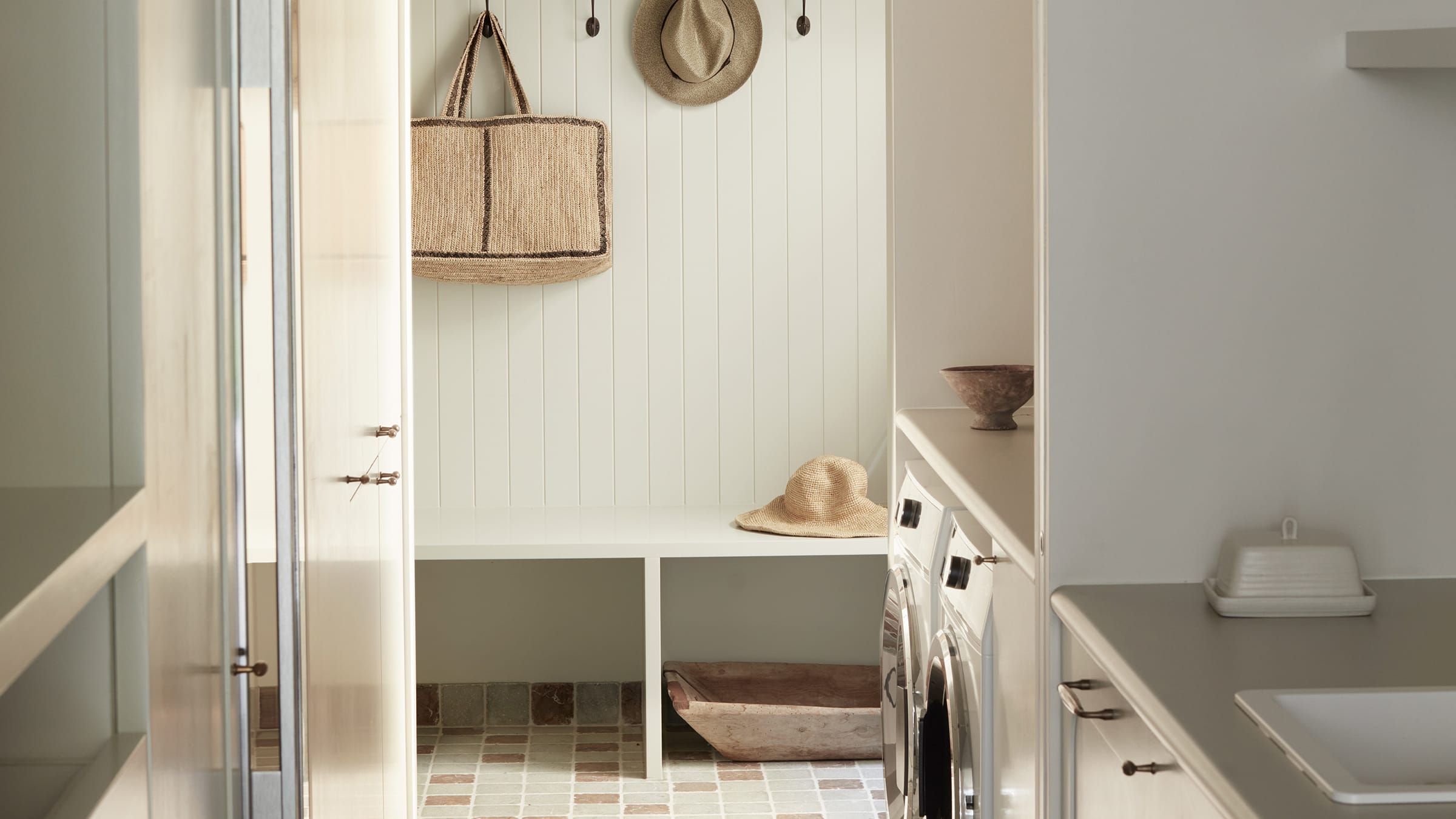 View of the Laundry room, with Fisher & Paykel Washer & Dryer