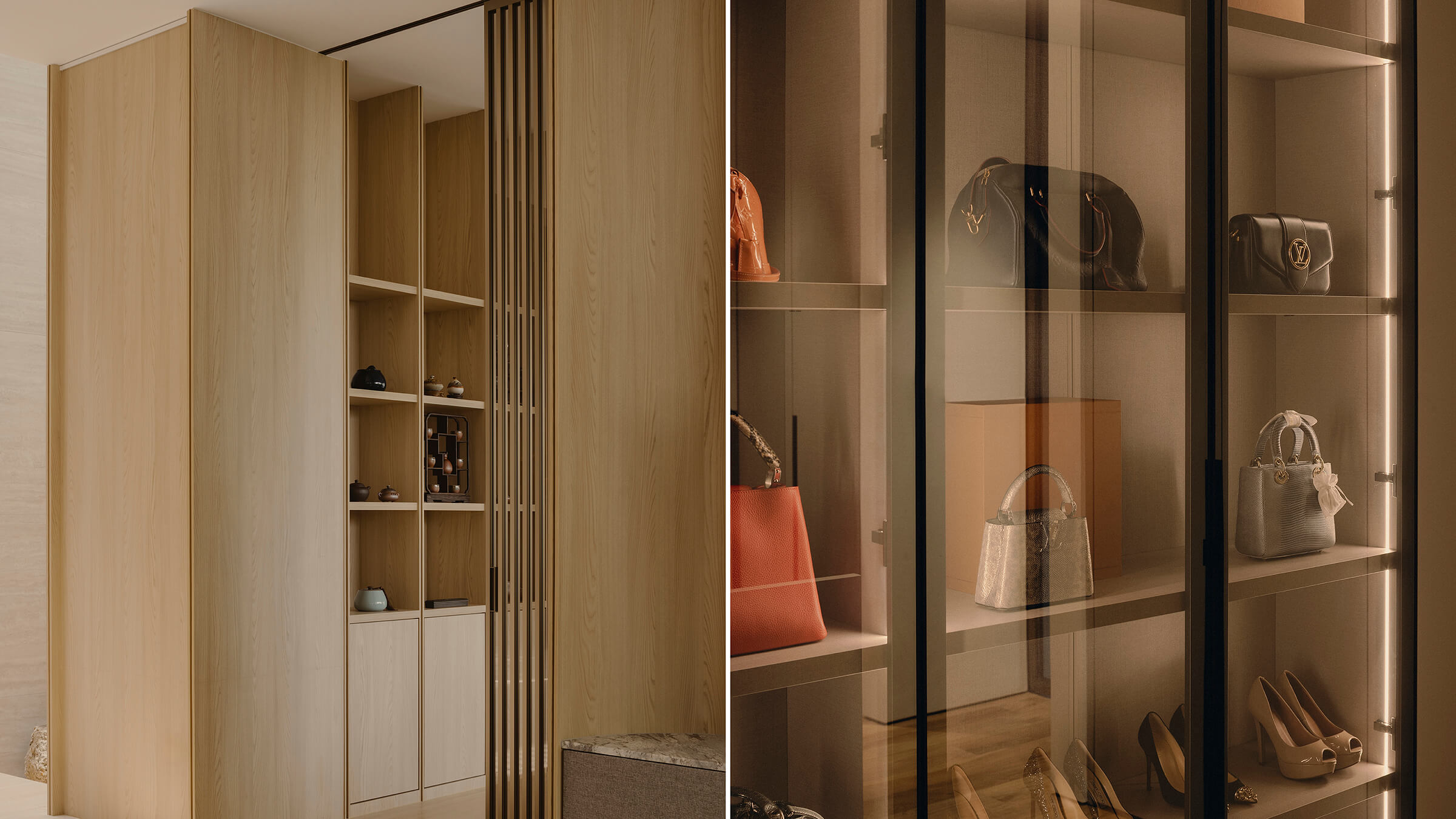 Integrated wine and refrigeration units