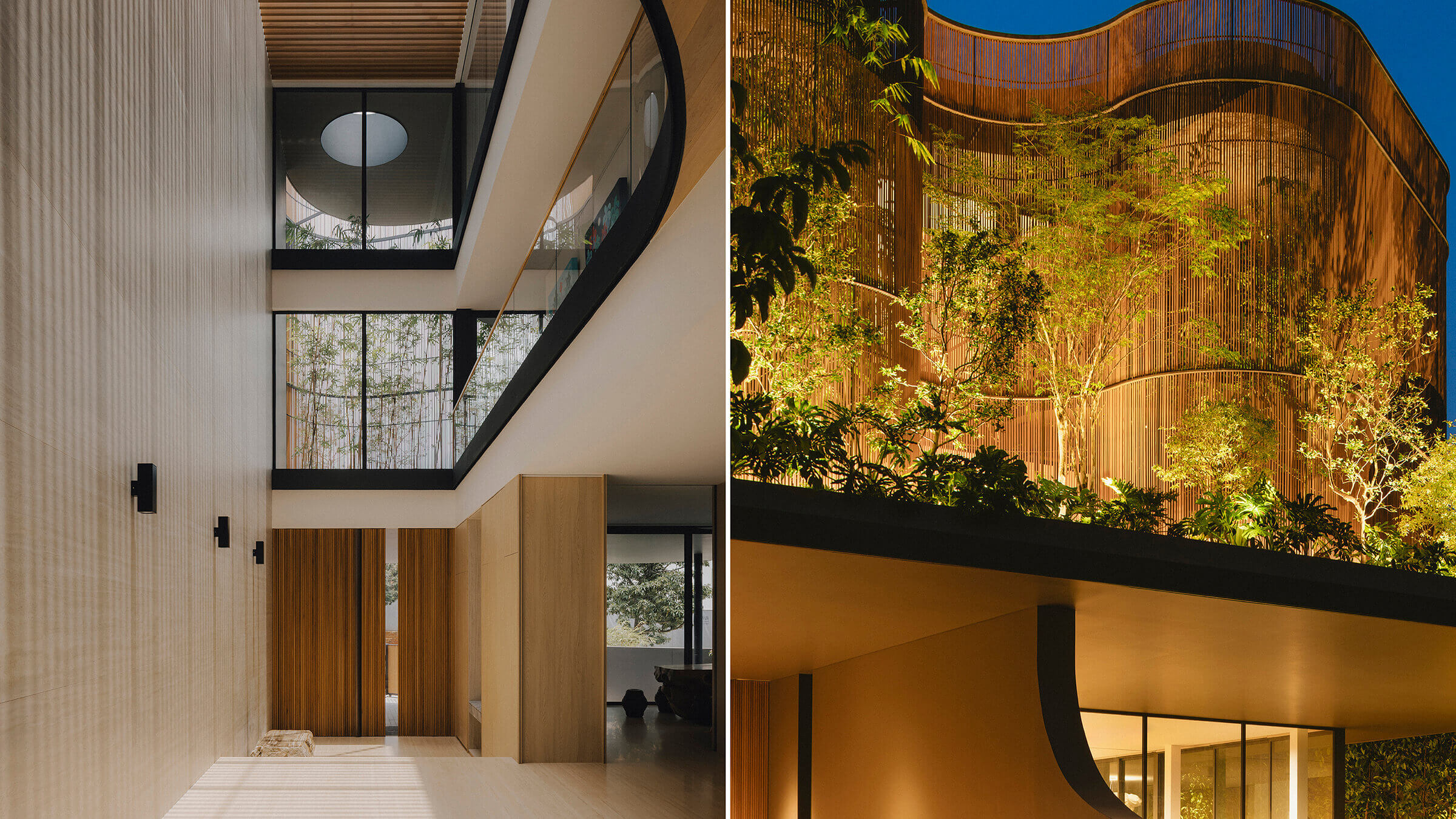 Wooden stair detailing