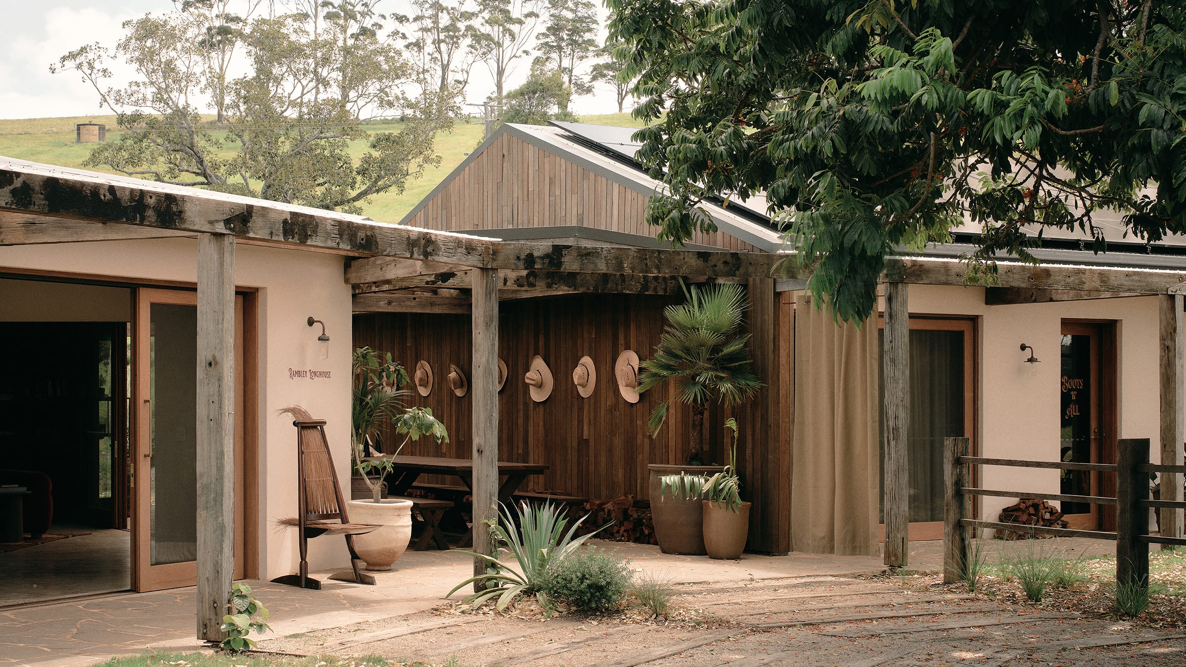 View of the ranch's outdoor space